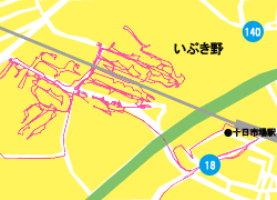 横浜市緑区いぶき野のポスティング作業記録
