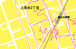 さいたま市中央区上落合(2)のポスティング作業記録