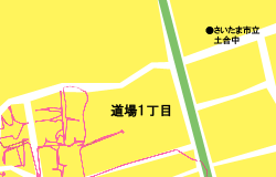 さいたま市桜区道場(1)のポスティング作業記録