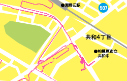 神奈川県相模原市中央区共和(4)ポスティング作業記録