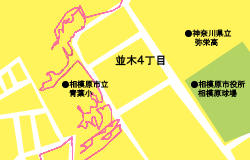 神奈川県相模原市中央区並木(4)ポスティング作業記録
