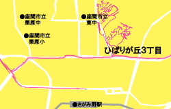 神奈川県座間市ひばりが丘(3)ポスティング作業記録